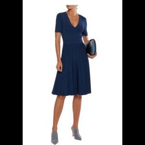 Jason Wu Shiny Viscose V-neck Dress L